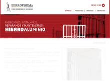 Tablet Screenshot of ferroforma.com